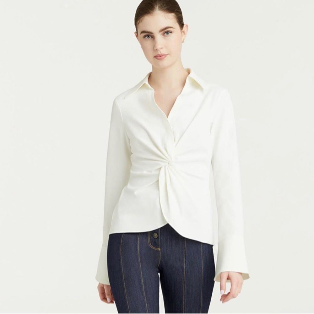 NWT L'Academie The Amarine Top in White